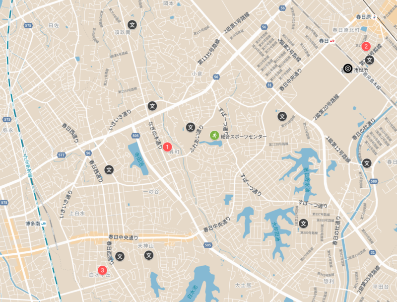 教室の所在地_Googleマップ